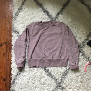 Lululemon Cropped Pullover Sweatshirt